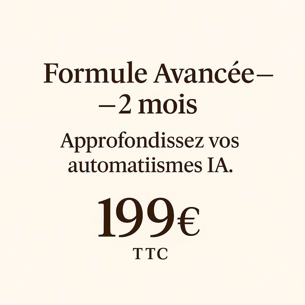 Coaching & Suivi Business – IA, Lancement et Croissance