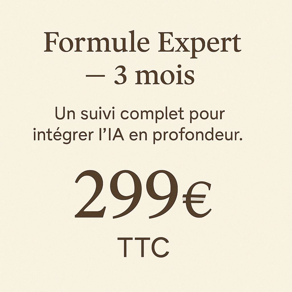 Coaching & Suivi Business – IA, Lancement et Croissance